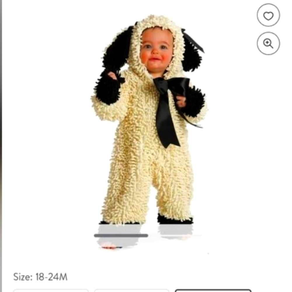 Wooly Lamb Halloween costume size 12-18 months